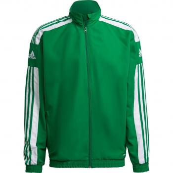 Chaqueta de fútbol adidas Squadra 21 para hombre, color verde y blanco, talla XXL