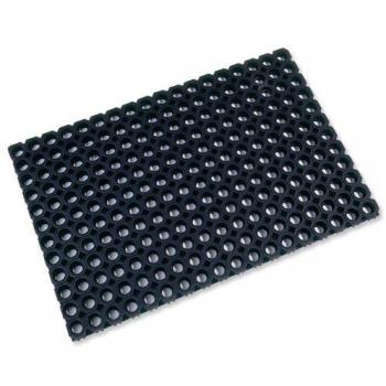 Cleartex Doormat - Alfombrilla para las entradas en oficinas, negro