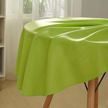 Deconovo Manteles Mesa Cocina Impermeable Antimanchas Moderno 160cm Verde