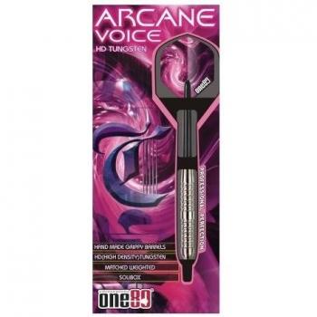 ONE80 Steel-Dartpfeile Arcane Voice Steeltip 27g - Dardo de Acero