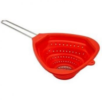 Iris - Colador Plegable 15Cm. Silicona/Inox. 2676S