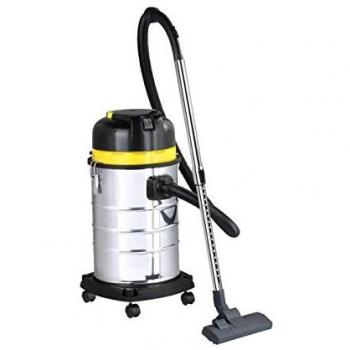 Aspiradora Industrial JBM 30L Potente, Seco, Modelo 51837, Colores: Blanco, Negro y Amarillo