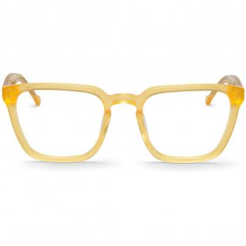 Mr. Boho Griswald ACZL1-00 Men's Eyeglasses Yellow Size 53 - Blue Light Block Available
