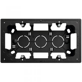 Caja de Superficie Simon 270, 2 elementos, color negro mate