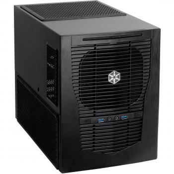 SilverStone SST-SG09B - Carcasa de ordenador cubo Sugo Micro ATX, negro