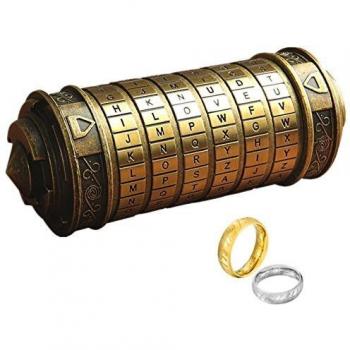 Da Vinci Code Mini Cryptex For Christmas Valentine's Day Most Interesting Birthday Gifts For Boyfriend and Girlfriend Brain Teaser Lock Puzzles
