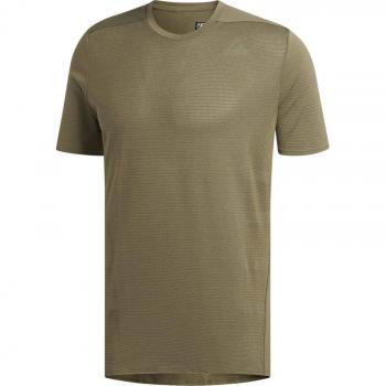 adidas Supernova Short Sleeve tee Mens T-Shirt, Hombre, Raw Khaki, S