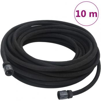 Manguera porosa para jardín de caucho negro 16 mm 10 m