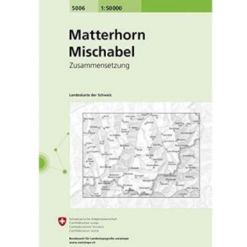 Mapa Excursionista y Topográfico Matterhorn Mischabel 1:50.000 - Mapiberia f&b