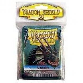 Mangas del Escudo del dragón: Juego de Cartas de 50 Quilates, Color Verde