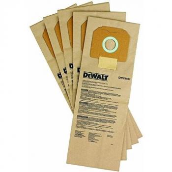 Dewalt DWV9401-XJ 5 Bolsas de papel para aspirador DWV901L y DWV902M