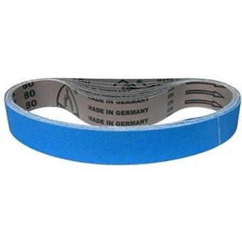 10 x KLINGSPOR cs411 X, 40 x 760 mm, P120 P36, corindón de circonio