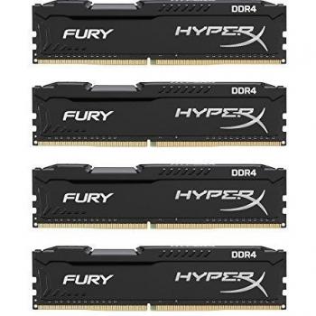 HyperX FURY Memory Black 64GB DDR4 2666MHz Kit 64GB DDR4 2666MHz módulo de - Memoria