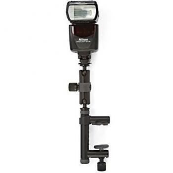 Joby Flash Clamp & Locking Arm - Pinza y Brazo de Bloqueo Flash, Color Negro