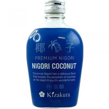 Kizakura Sake (Nigori) Con Sabor A Coco, 10% Vol - 300 ml