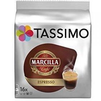 Tassimo Marcilla - Café Espresso, 1 pack de 16 T-DISCs