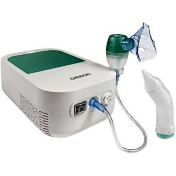 OMRON DuoBaby Nebulizador con aspirador nasal 2 en 1 , especialmente diseñado para bebés: alivia la congestión nasal y trata afecciones respiratorias