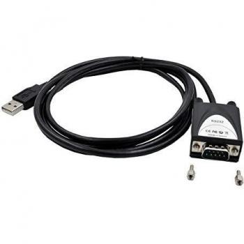 Cable USB 2.0 a Serial RS-232 de 1.8 metros con LED - EXSYS EX-1311-2