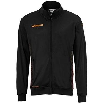 Uhlsport Score Track Chaqueta, Hombre, Negro/Naranja flúor, XXL