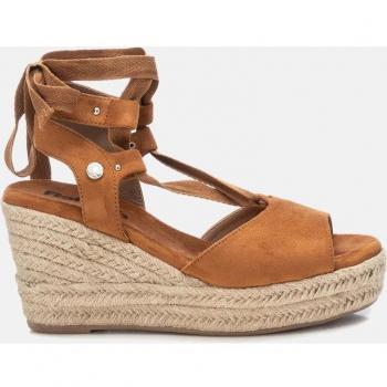 Refresh Sandalia Mujer Cuña Cintas Tobillo Kaki