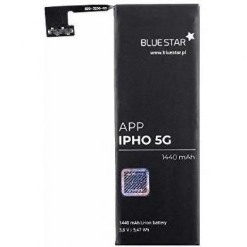Blue Star Premium - Batería de Li-Ion Litio 1440 mAh de Capacidad Carga Rapida 2.0 Compatible con el iPhone 5