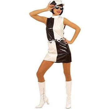 Disfraz de Mujer Estilo Disco Años 60 y 70 - Talla S
