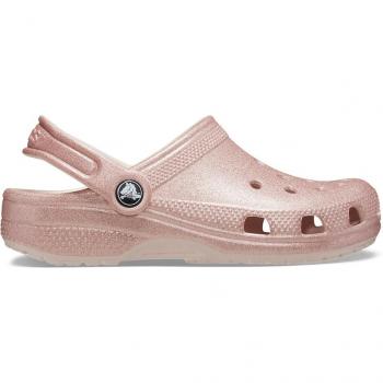 Clog Crocs - Zuecos de niños Classic Glitter con brillo
