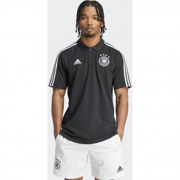 adidas Men's Germany 2024 DNA Polo Shirt (Black) - Size XL