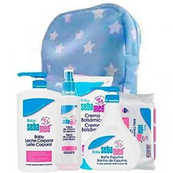 Baby Sebamed Canastilla Premium Azúl. Mochila de regalo