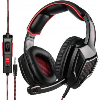 Sa920 Plus Stereo Gaming Headset con Micr¨fono DE 3,5 mm en la Oreja los Auriculares para PC/Mac / PS4