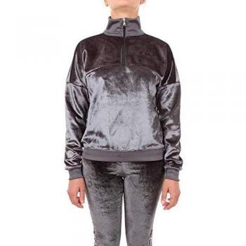Champion High Neck Sweatshirt, Gray, Female, Size M