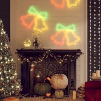 Figuras de campanas de Navidad con 72 LEDs, 3 uds, 50x56 cm