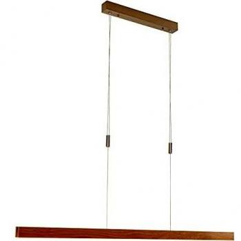 Lámpara Colgante LED Quitani Alin, 138 cm, Roble Natural