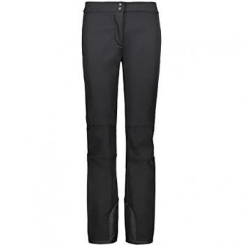 Pantalones de Esquí CMP con Ghetta Interna para Mujer - Negro - Talla L