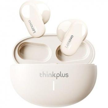 Auriculares Inalámbricos Bluetooth Lenovo LP19 TWS Beiges con Sonido Surround 360° y Doble HD