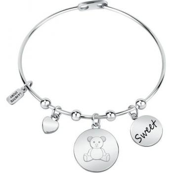 Pulsera La Petite Story LPS05ASF28 - Plateada de Acero, 17+2cm