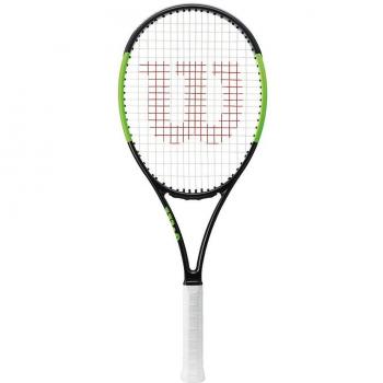 Wilson Blade 101L TNS RKT W/O Raqueta de Tenis, Unisex Adulto, Negro / Verde