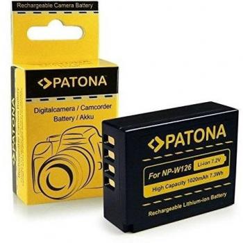 PATONA Bateria NP-W126 Compatible con Fujifilm FinePix HS30EXR, HS33EXR, HS50EXR, X-T20, X-H1