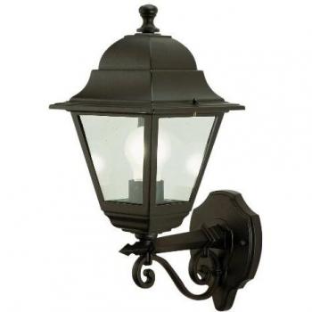 Applique Exterior Cuadrado Alto Negro E27 IP43 318/06