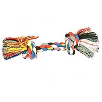 Duvo+ Cuerda Naranja Con 2 Nudos para Perros
