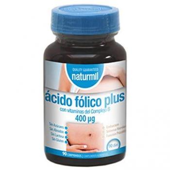 Naturmil Acido Folico Plus Vitaminas Complejo B 400 Ug 90 Compri