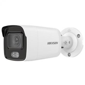 Cámara de Vigilancia Bullet Hikvision DS-2CD2027G2-L (2.8mm) 2MP ColorVu con Imágenes a Color de Noche