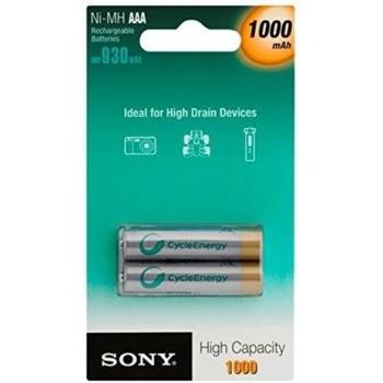 Sony NHAAAB2F - Pilas recargables NiMh, tipo AAA, 2 unidades