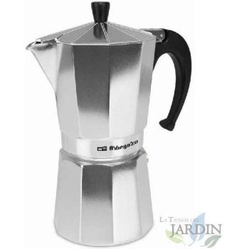 Cafetera Italiana de Aluminio 9 Tazas Ergonómica para Gas, Eléctrica y Vitrocerámica - Espresso