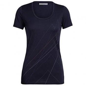 Icebreaker Tech Lite Scoop Van Life - Camiseta de Manga Corta para Mujer