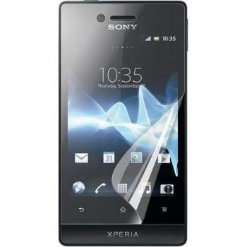 Protector de Pantalla Doble Muvit para Sony Xperia Miro - Alta Transparencia y Resistencia a Rayones