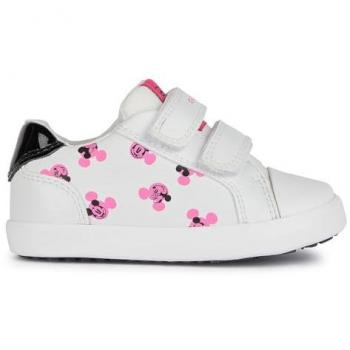 Zapatillas Niña Geox Modelo B Kilwi, Color Blanco/Fucsia Fluor, Talla 21 EU
