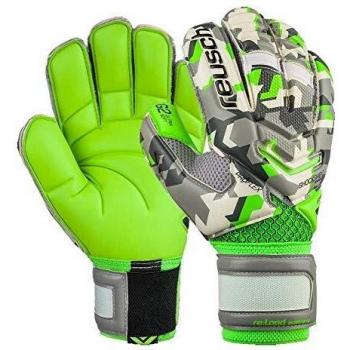 Reusch Re:Load Deluxe G2 Guantes de Portero, Hombre, Gris/Blanco/Verde, Medium