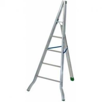Escalera Agrícola de Aluminio Facal AG200, 4 Peldaños, Altura Máxima de Trabajo 2.86m, Capacidad 100 kg