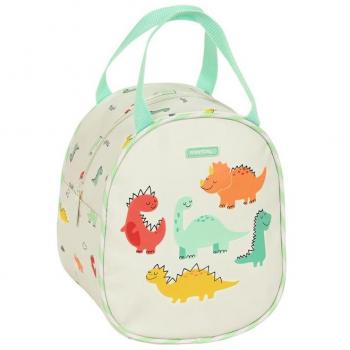 Neceser Térmico Safta Dinos 19x22x14cm con Bolsillo Frontal y Asa Ajustable